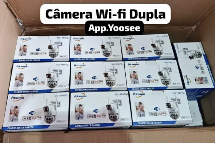 Câmera Wifi Dupla Externa MO-9697QJ