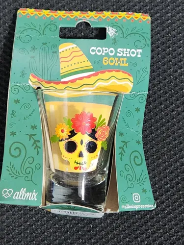 Copo Shot 60ml - Dia dos Mortos