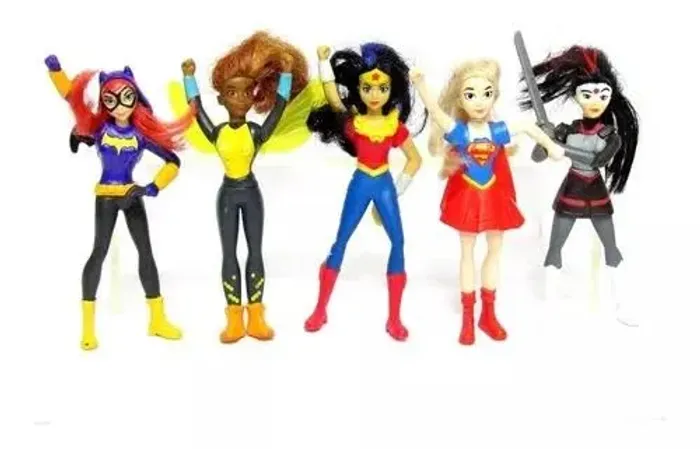 Bonecas tipo mini Barbies Super herogirls mc donalds