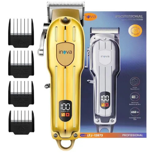 Máquina de Cortar Cabelo Profissional portátil
