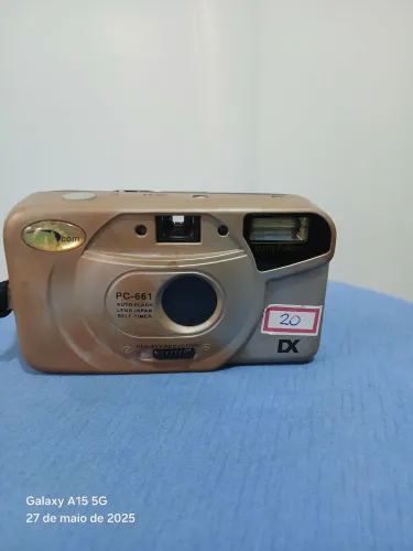 Câmera Analógica PC-661 - Auto Flash e Lente Japonesa(venda no estado)