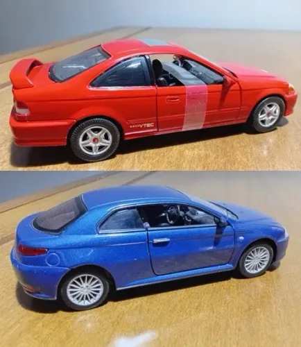 Miniatura 1:24 Honda Civic e AlfaGT