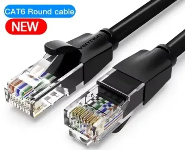Cabo de rede Ethernet 2m / Marca Vention, Cat 6, UTP, RJ45