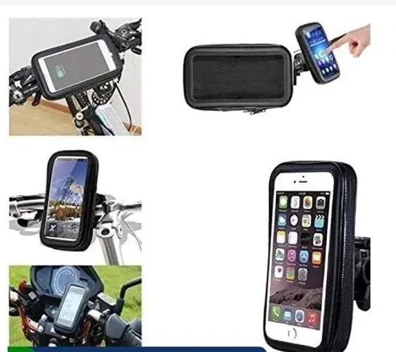 Capa Suporte de Celular Protetora de Chuva para Moto Bicicleta Bike sensível ao toque
