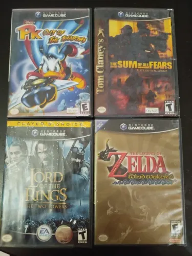Jogos originais Nintendo Game Cube
