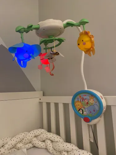 Mobile berço fisher price eletrônico com musica
