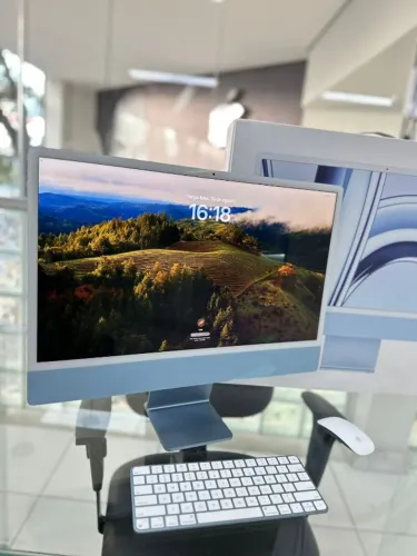 IMac 2023 Processador: M3 8GB SEMI NOVO COM GARANTIA LOJA FISICA