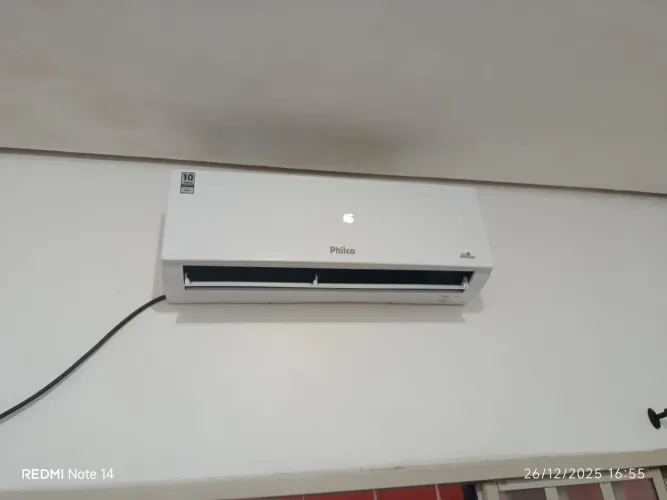 Instalação de ar condicionado e limpeza 150