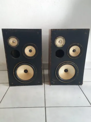 Par de Caixas de Som Vintage Gradiente DS 40