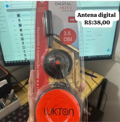 Antena digital interna e externa