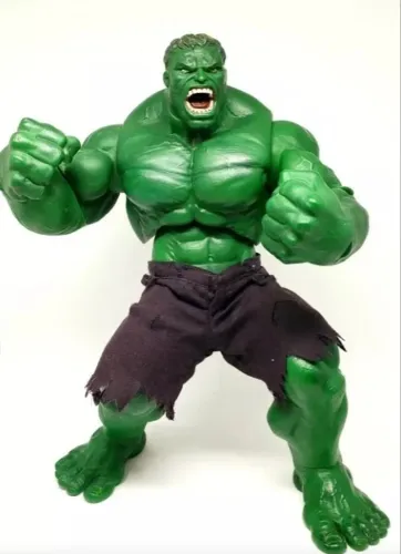 Toy Biz Original Hulk Furious 33cm 13 Rotocast Ang Lee Film