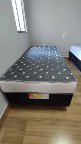 Cama solteiro conjugada espuma selada