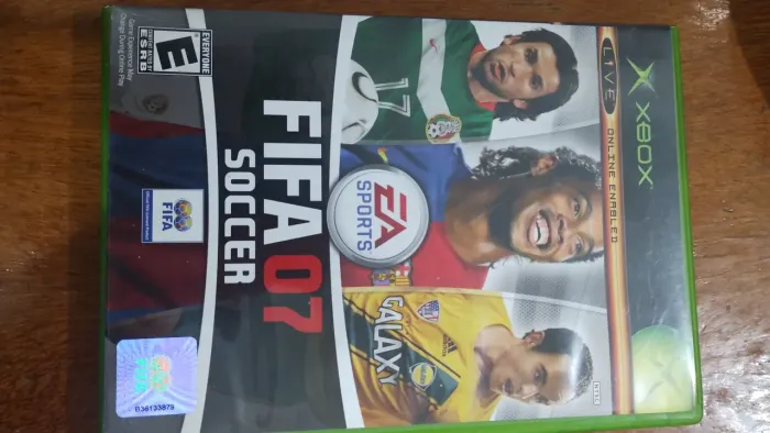 Caixa do jogo FIFA 07 - Xbox Original