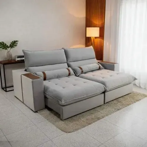 Sofá Retrátil Reclinável Ravello 2.50m rf765