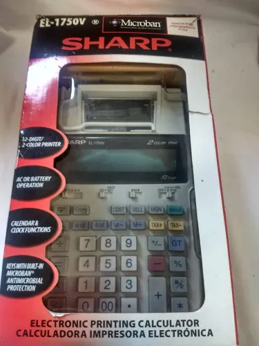 CALCULADORA SHARP - EL 1750V