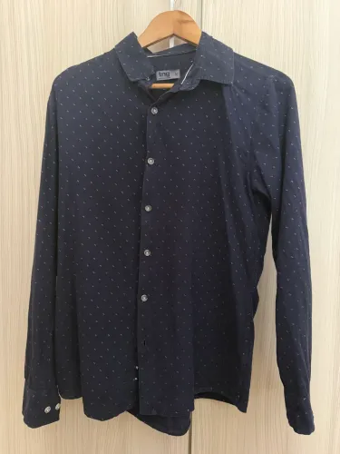 Camisa Social TNG Marinho! Tamanho M