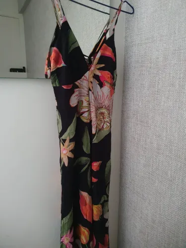 Macacão  estampado em viscose M