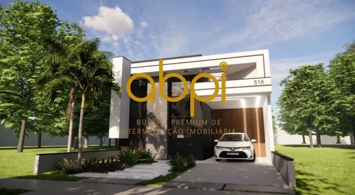 Residência de luxo em condomínio Park Gran Reserve, Indaiatuba-SP - 3 suítes, 145m², lazer