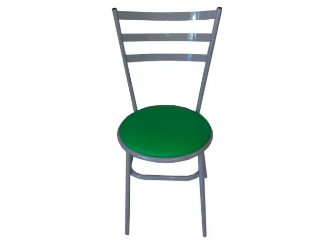 cadeira tubular - assento estofado ideal para restaurantes, lanchonete- direto da fabrica