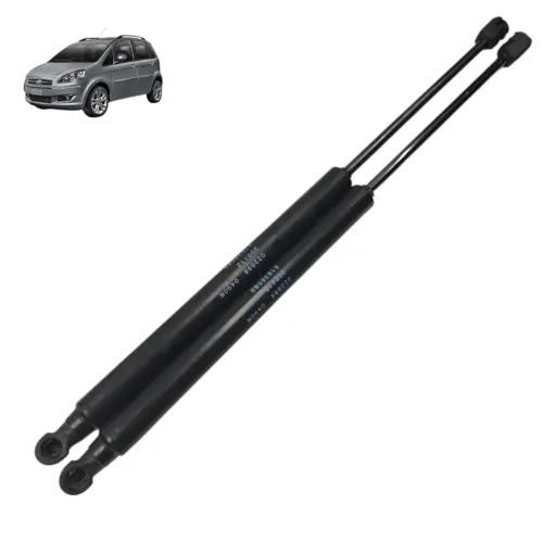 Par amortecedor tampa traseira Fiat Idea 2012 2013 2014 2015