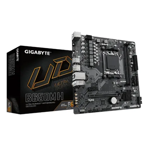 Placa Mãe Gigabyte B650M-H, AM5, mATX, M.2 NVMe, HDMI/DisplayPort - B650M-H