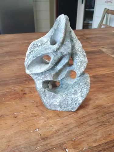 Escultura de pedra para decoração