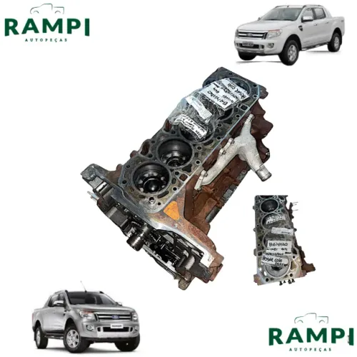 Motor Parcial Ford Ranger 2014 3.2 200cv  (Bloco Montado)