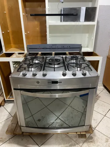 Fogão de embutir Brastemp + Coifa