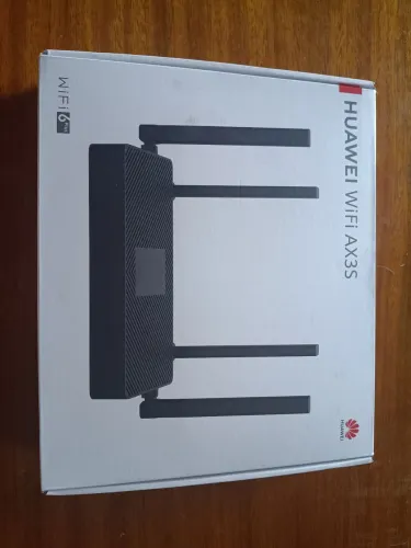 Roteador Huawei WiFi 6 AX3S (AX3000) Gigabit + Cabo de Rede Cat6 5m - Novo na Caixa!