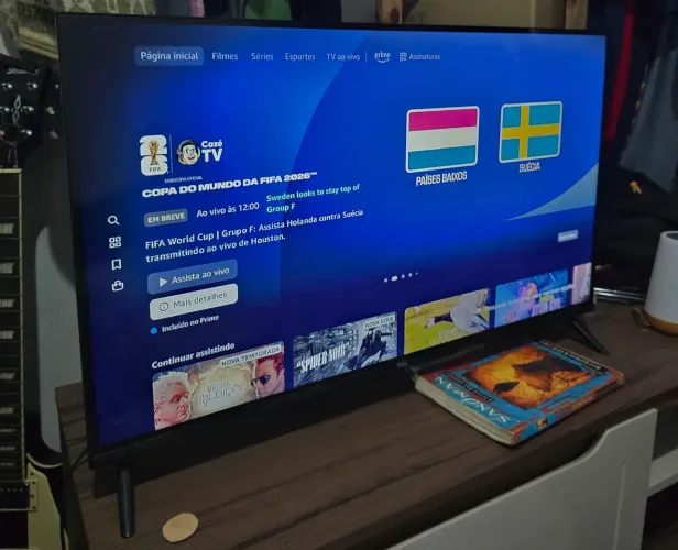 Tv smart 32" tcl polegadas Android tv wifi 5.0g 100% 
