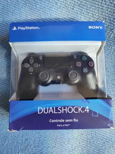 Controle Playstation Dualshock 4 Sony Cor Preto Ps4 sem fio excelente qualidade