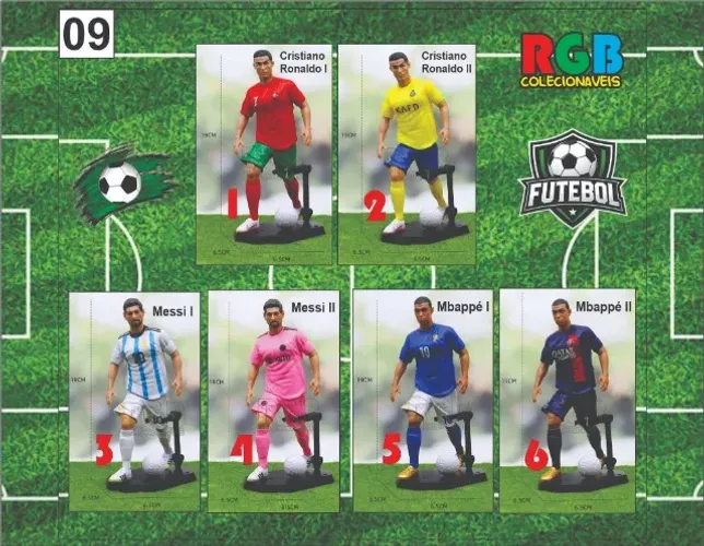 Futebol Craques - Miniaturas e Bonecos (Unidade)