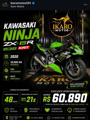NINJA ZX6-R - SUPER OFERTA
