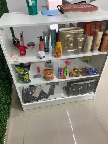 Recepção e expositor