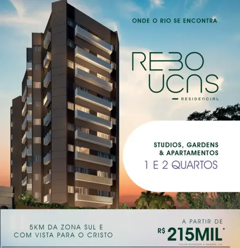 210 mil Apartamento tipo Studio no Rio Comprido, para morar ou investir