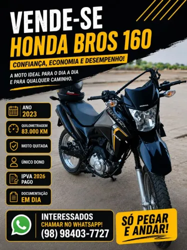 Vendo moto Honda Bros 160