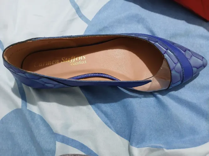 Sapatilha Cármen Steffens comfort azul
