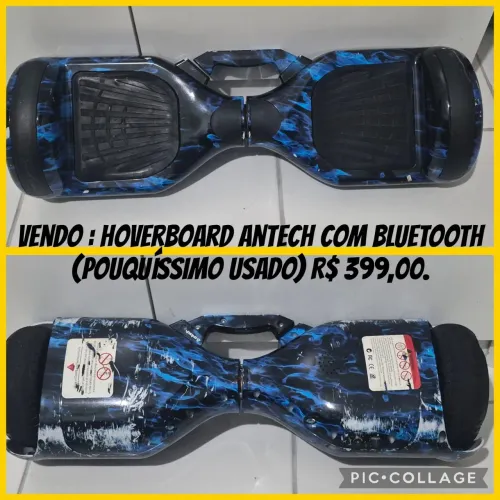 Vendo Hoverboard Antech com bluetoooh novíssimo 
