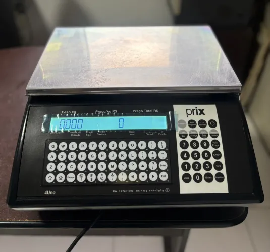 Balança Toledo Prix 4 uno serial 15 kg