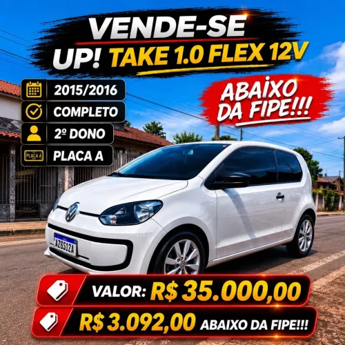 Volkswagen Up! Take 1.0 T. Flex 12V 3P 2016