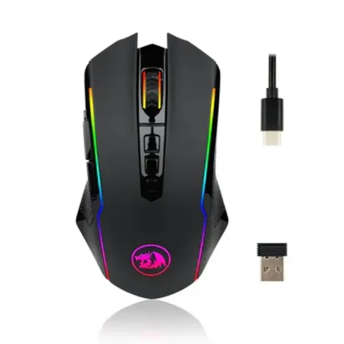 ENTREGA GRÁTIS - Mouse Gamer Redragon Ranger Lite, 8.000DPI - NOVO, LOJA FÍSICA