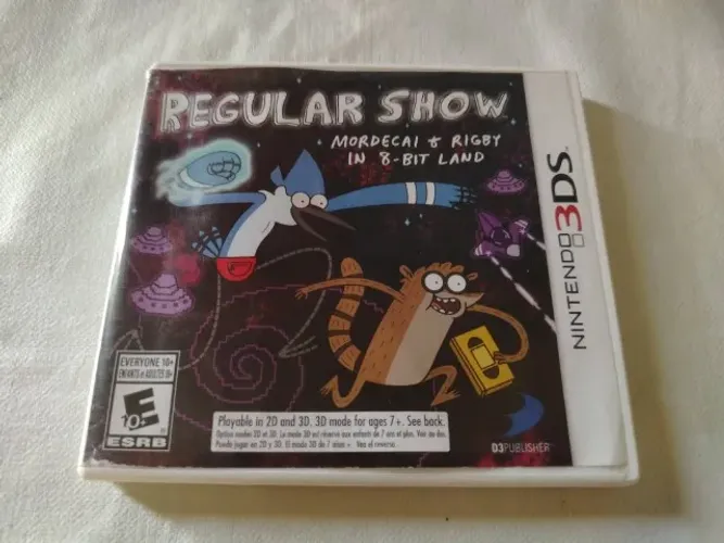 Regular Show: Mordecai & Rigby in 8-Bit Land Americano - Jogo Completo Raro Para NIntendo