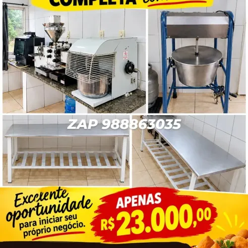 Vendo fábrica de salgadinhos 