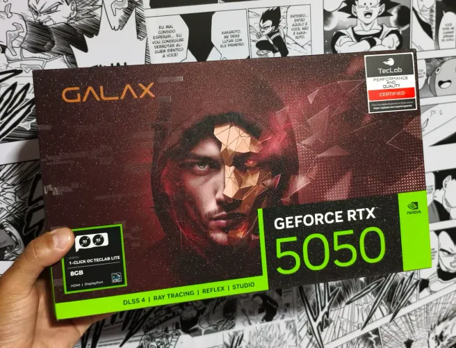 PLACA DE VIDEO RTX 5050 8GB LACRADA. VENDO OU TROCO