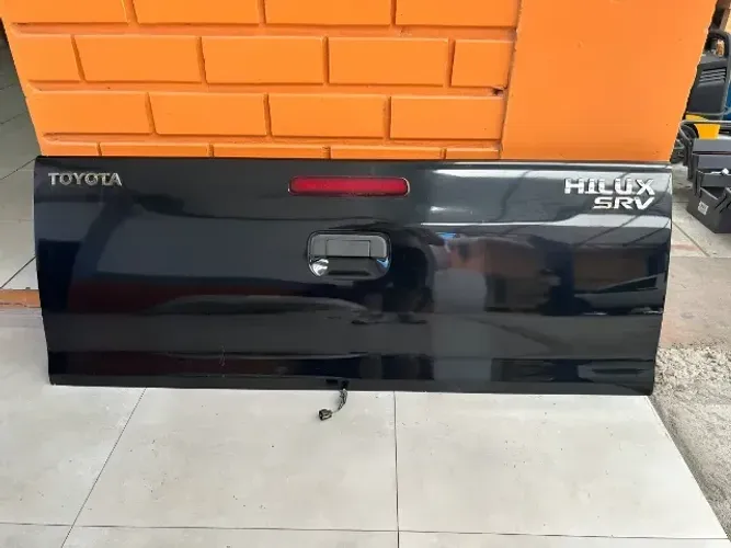Tampa Traseira Caçamba Hilux 2007 2008 2009 2010 2011 2012 Preto (Usado)