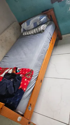 Cama solteiro madeira maciça