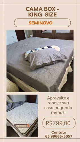 Cama king Size - Seminova