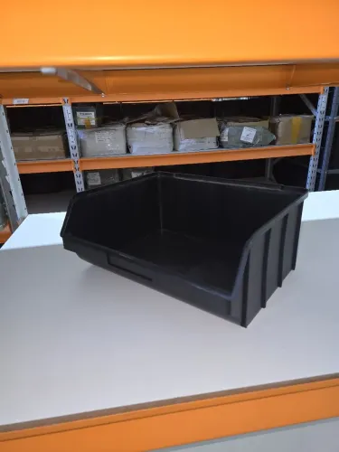 Caixa Plastica Organizadora  Bin 7A Preta