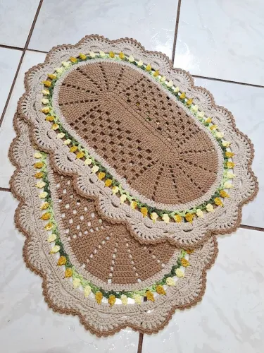 Tapete em crochê - Pronta entrega