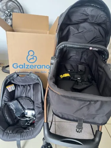 Kit carrinho Moisés e bebê conforto